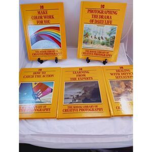 Vintage‎ Kodak Photography Books Lot Of 5 In Excellent Condition